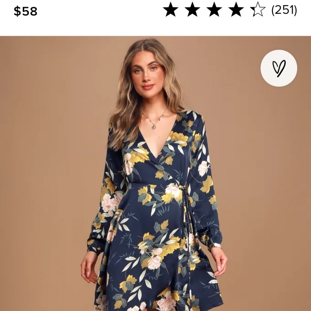 Lulu's dress, size L, long sleeve,  never used